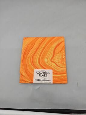 18"x21" Colorful Orange Gold Pattern Cotton Fabric Jo-ann Fabric New
